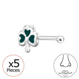 3.5Mm Clover - 925 Sterling Silver Silver SD49843