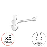 4mm Anchor - 925 Sterling Silver Silver SD49844