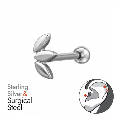 Leaf - 925 Sterling Silver Silver SD49850