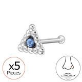 4mm Triangle - 925 Sterling Silver Silver SD49928