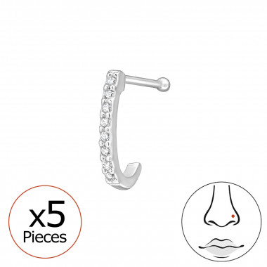 Curved - 925 Sterling Silver Silver SD49941