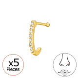 Curved - 925 Sterling Silver Silver SD49942