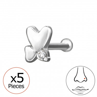 Two Hearts - 925 Sterling Silver Silver SD50035