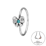 Bow - 925 Sterling Silver Silver SD50036