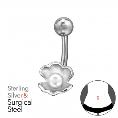 Shell - 925 Sterling Silver Silver SD50089