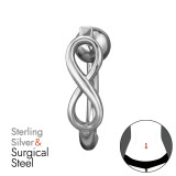 Infinity - 925 Sterling Silver Silver SD50116