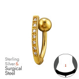 Bar Rod - 925 Sterling Silver Silver SD50200