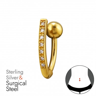 Bar Rod - 925 Sterling Silver Silver SD50200