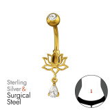 Lotus - 925 Sterling Silver Silver SD50202