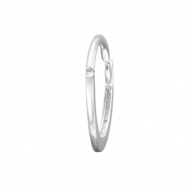 Seamless Nose Hoop Ring - 925 Sterling Silver Silver SD50286
