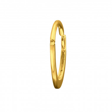 Seamless Nose Hoop Ring Gold - 925 Sterling Silver Silver SD50288