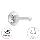 Round - 925 Sterling Silver Silver SD50392