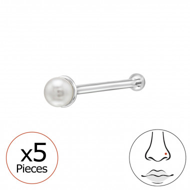 Round - 925 Sterling Silver Silver SD50512