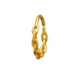 Link Chain Septum Gold Plated - 925 Sterling Silver Silver SD51428