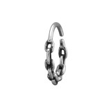 Link Chain Septum Oxidized - 925 Sterling Silver Silver SD51429