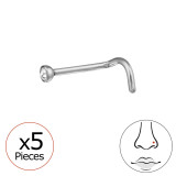 Round Shape 2mm (20G) X5 - Titanium Steel SD47737