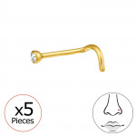 Round Shape 2mm (20G) X5 - Titanium Steel SD47738