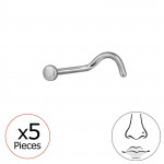 2mm Circle (20G) X5 - Titanium Steel SD47741