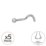 2mm Circle (20G) X5 - Titanium Steel SD47741