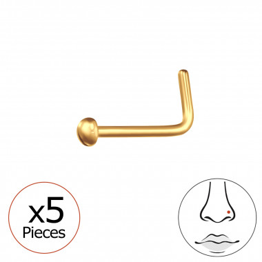2mm Half Ball (20G) X5 - Titanium Steel SD47758