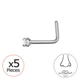 2mm Round (20G) X5 - Titanium Steel SD47760
