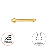 2mm Triangle (20G) X5 - Titanium Steel SD47767