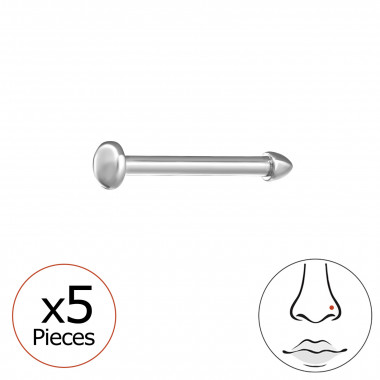 2mm Half Ball (20G) X5 - Titanium Steel SD47770