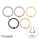 Fixed Ballfixed Ball 0.8Mm (20G) Mix Color - X5 - Titanium Steel SD47775
