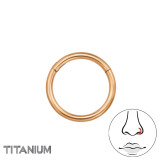 8mm (18G) Hinged Segment Clicker - Titanium Steel SD47786