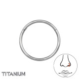 Hoop 12mm - Titanium Steel SD47792