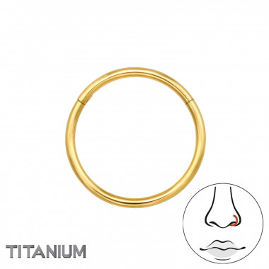 Hoop 12mm - Titanium Steel SD47794