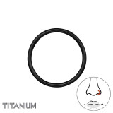 Hoop 12mm - Titanium Steel SD47796