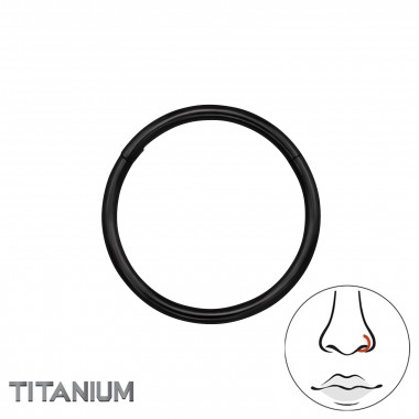 Hoop 12mm - Titanium Steel SD47796