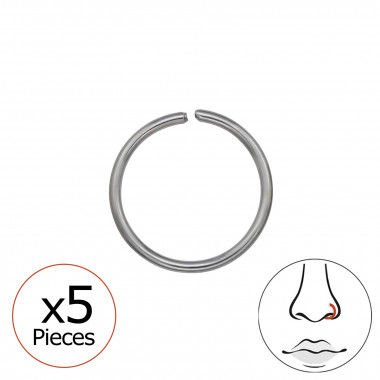 0.8Mm 20G Seamless Rings - Titanium Steel SD48941