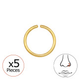0.8Mm 20G Seamless Rings - Titanium Steel SD48944