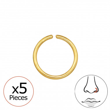 0.8Mm 20G Seamless Rings - Titanium Steel SD48944