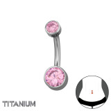 1.6X10Mm (14G) - 4mm Round Top 6mm Round Bottom - Titanium Steel SD50528