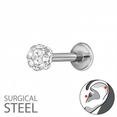 1.2X8Mm (16G) - 3.5Mm Ball - 316 Surgical Steel Steel SD50538