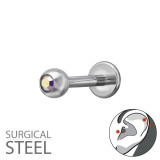 1.2X8Mm (16G) - 3mm Ball - 316 Surgical Steel Steel SD50539