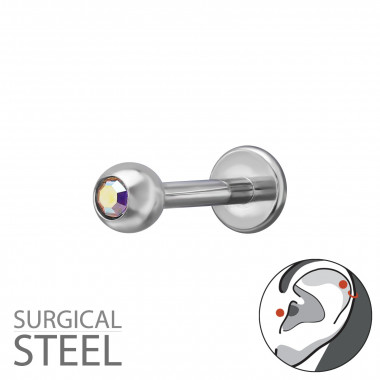1.2X8Mm (16G) - 3mm Ball - 316 Surgical Steel Steel SD50539
