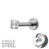 1.2X8Mm (16G) - 3mm Round 4 Prong - 316 Surgical Steel Steel SD50542