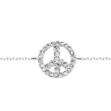 Peace - 925 Sterling Silver Kids Bracelets SD18562