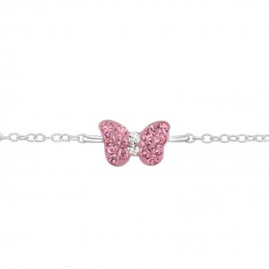 Butterfly - 925 Sterling Silver Kids Bracelets SD18568