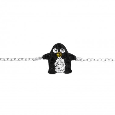 Pinguin - 925 Sterling Silver Kids Bracelets SD18586