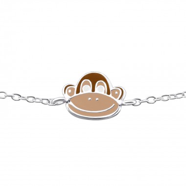 Monkey - 925 Sterling Silver Kids Bracelets SD23467