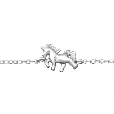 Unicorn - 925 Sterling Silver Kids Bracelets SD36453