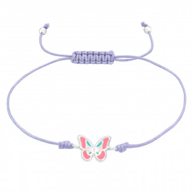 Butterfly - Nylon Cord Kids Bracelets SD42549