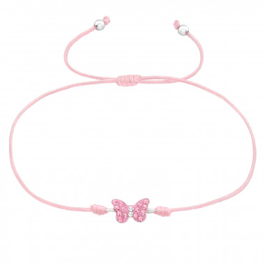 Butterfly - Nylon Cord Kids Bracelets SD42551