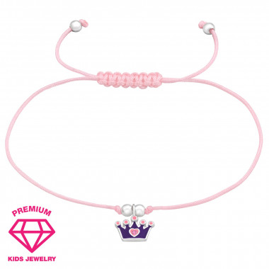 Crown - Nylon Cord Kids Bracelets SD42730