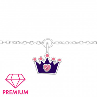 Crown - 925 Sterling Silver Kids Bracelets SD43724